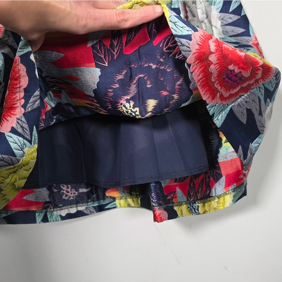 Eliza J A-Line Floral Sleeveless Mini Dress Sz 4 - Picture 10 of 13